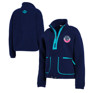 Women's San Diego Wave FC 1/2 Zip Polar Fleece