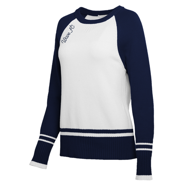Women's San Diego Wave FC Chainstitch Embroidery Color Block Sweater