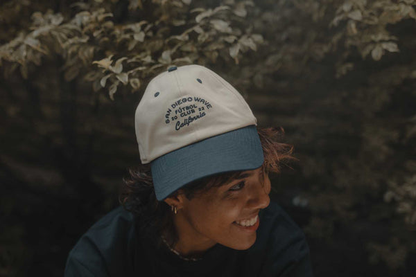 San Diego Wave FC x Huega House Navy & Natural Dad Hat