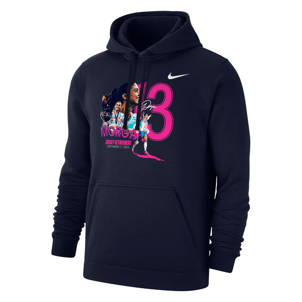 Men's Nike San Diego Wave FC Alex Morgan Retirement Club Fleece Hoodie