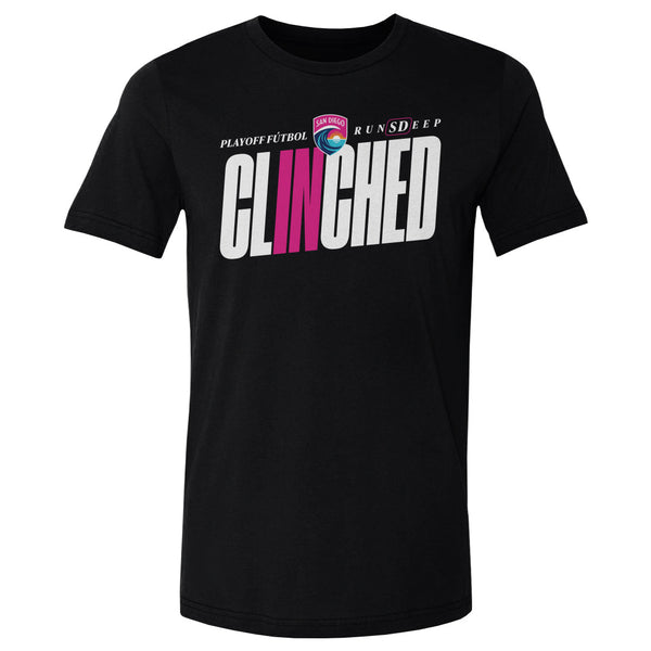 Unisex San Diego Wave FC 2025 Playoffs Clinched Short Sleeve Tee