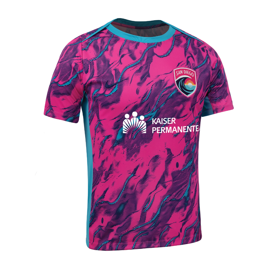 Men's Nike San Diego Wave FC Pre-match 2025 Replica Jersey – San