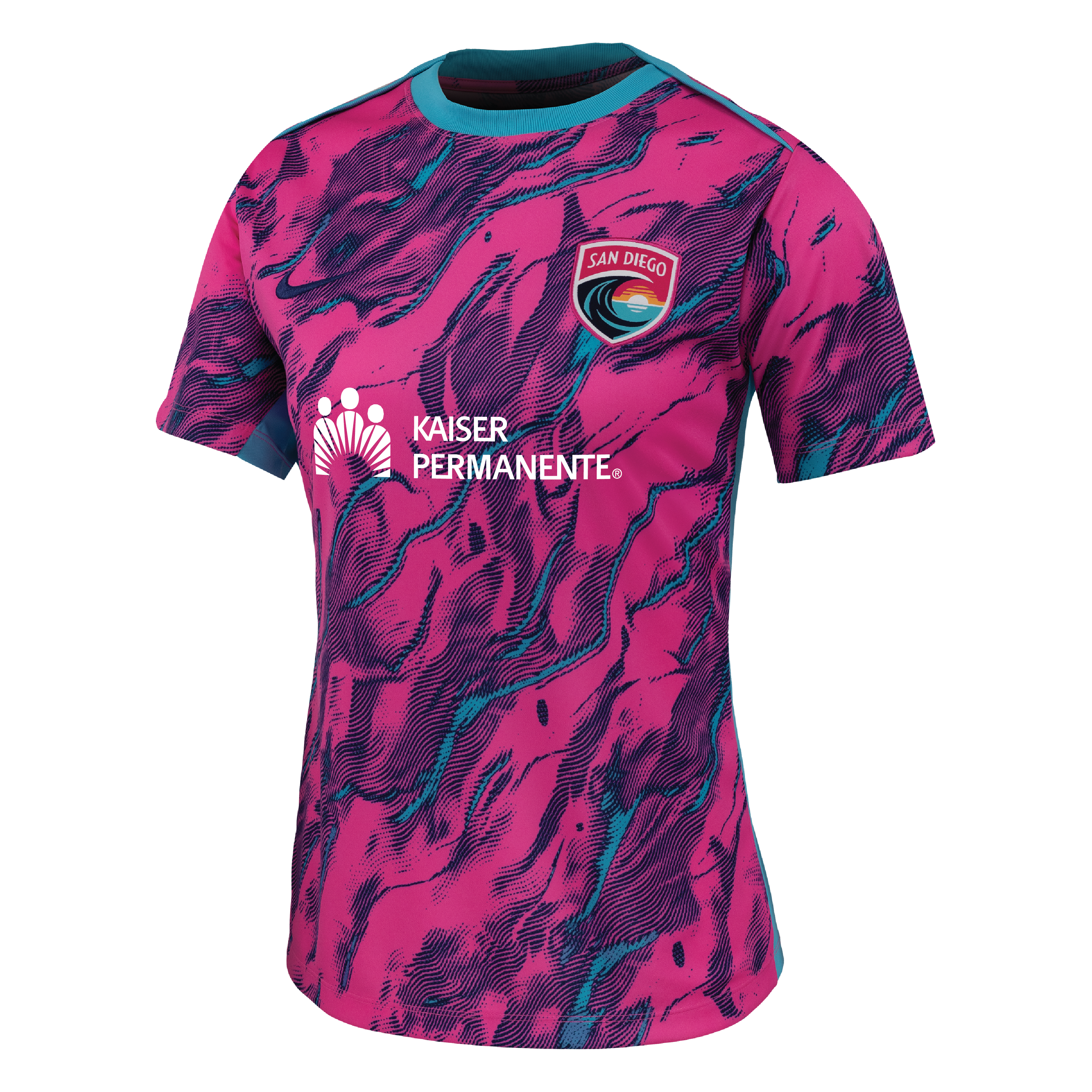 Women's Nike San Diego Wave FC Pre-match 2025 Replica Jersey – San Women's Nike San Diego Wave FC Pre-match 2025 Replica Jersey – San