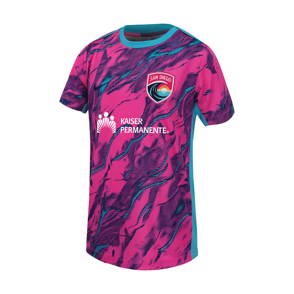 Youth Nike San Diego Wave FC Pre-match 2025 Replica Jersey