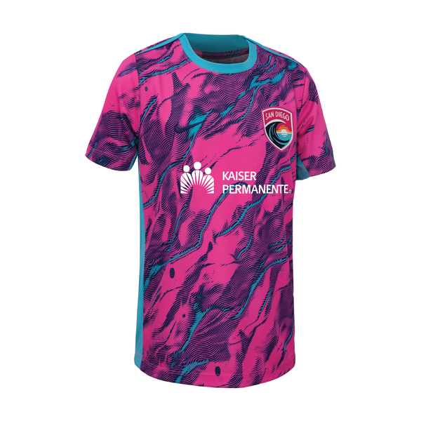 Youth Nike San Diego Wave FC Pre-match 2025 Replica Jersey