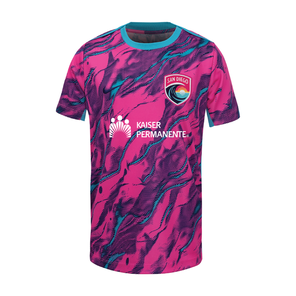 Youth Nike San Diego Wave FC Pre-match 2025 Replica Jersey