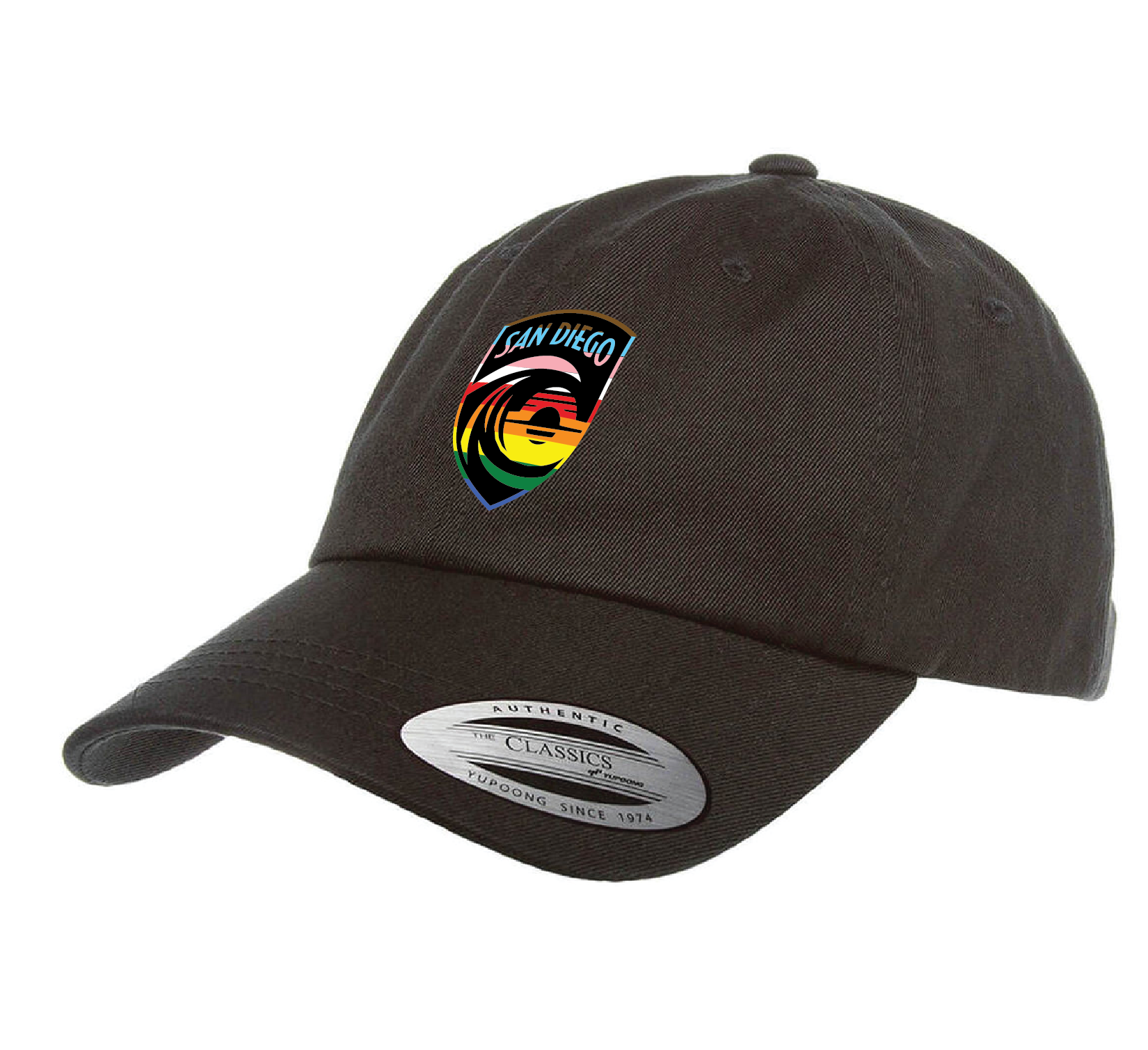 San Diego Wave FC Pride Crest Dad Hat San Diego Wave Futbol Club