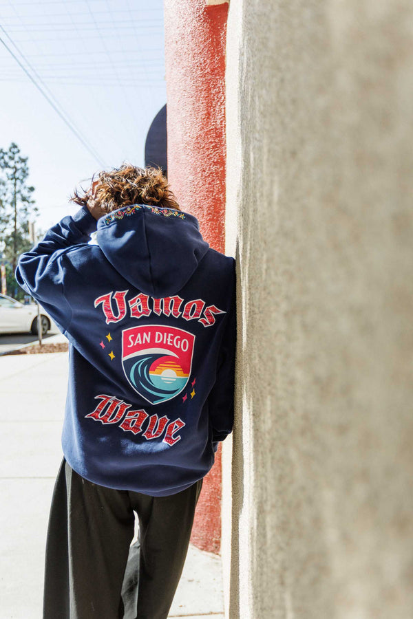 Unisex San Diego Wave FC Vamos Wave Noche Latina Fleece Hoodie