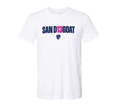 Unisex San Diego Wave FC San D13goat Short Sleeve Tee