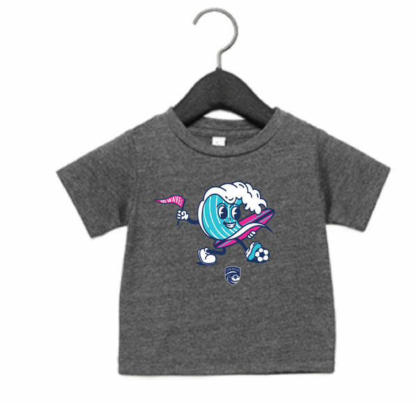 Toddler San Diego Wave FC Mascot Short Sleeve Tee