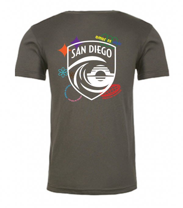 San Diego Wave FC 2024 Pride Core Short Sleeve Tee