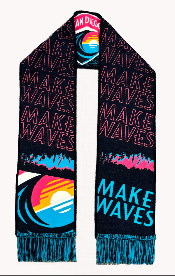 San Diego Wave FC Gradient HD Woven Scarf