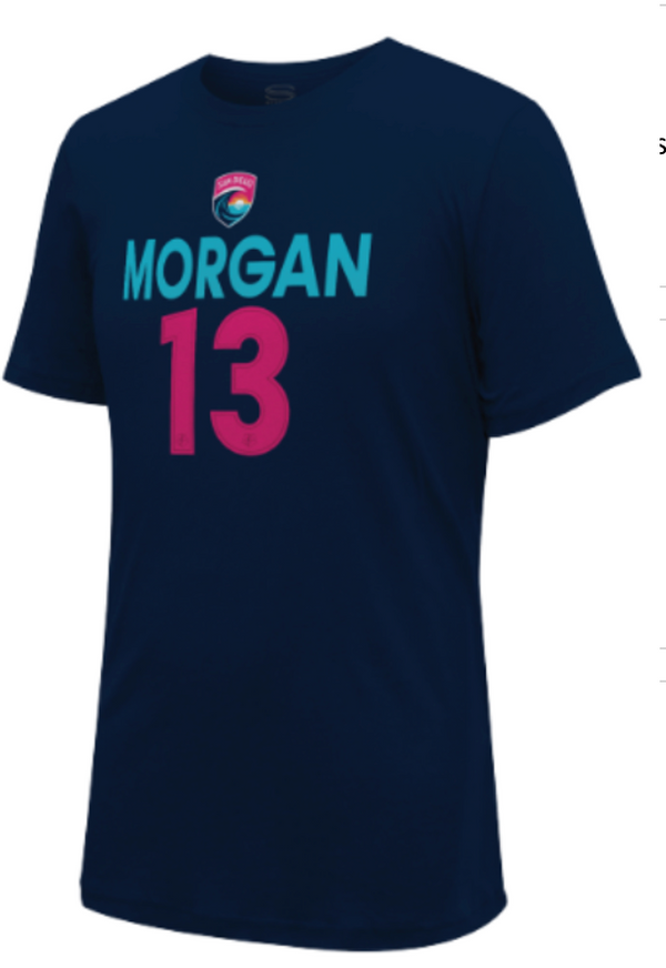 Unisex San Diego Wave FC Alex Morgan Breakaway Short Sleeve Tee