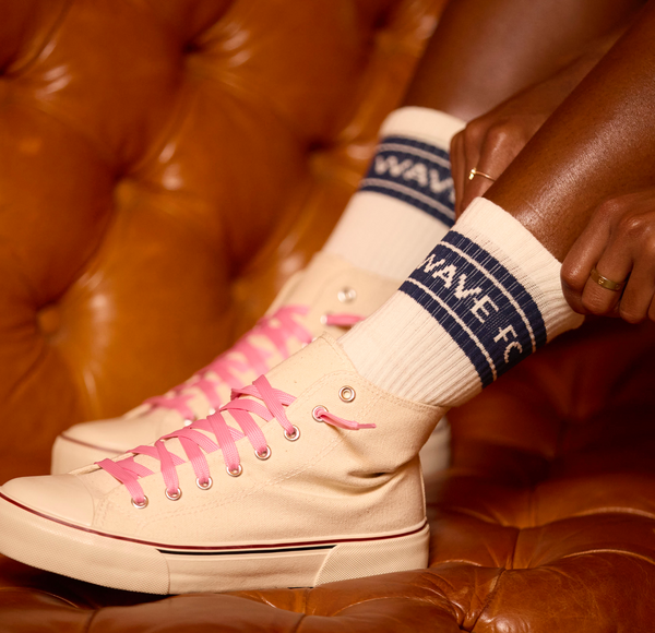 San Diego Wave FC Navy Stripe Socks