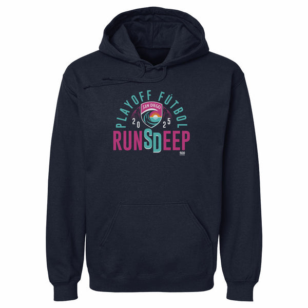 Unisex San Diego Wave FC 2025 Runs Deep Playoffs Hoodie