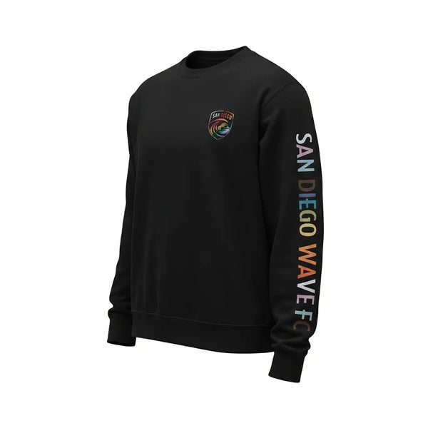 Unisex San Diego Wave FC Pride Circle Crew Neck Fleece