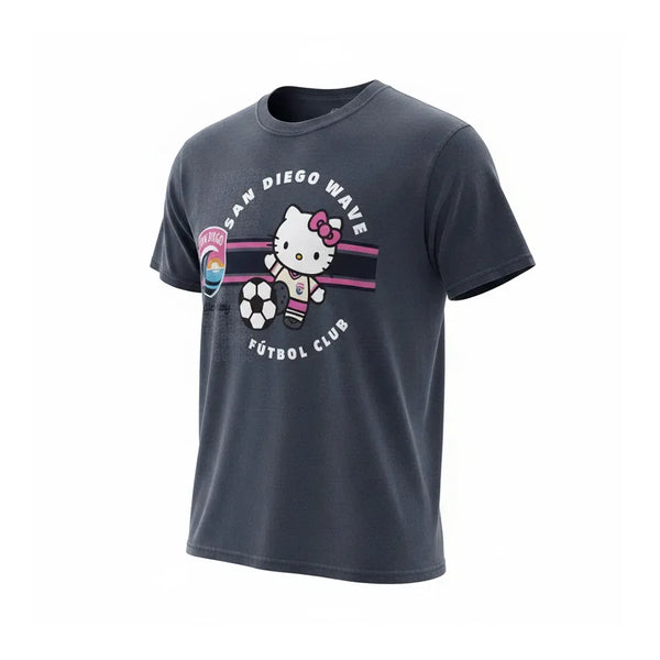 Unisex San Diego Wave FC Hello Kitty Corner Kick Short Sleeve Tee