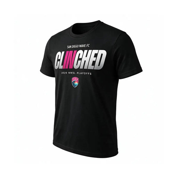 Unisex San Diego Wave FC 2026 Playoffs Clinched Short Sleeve Tee
