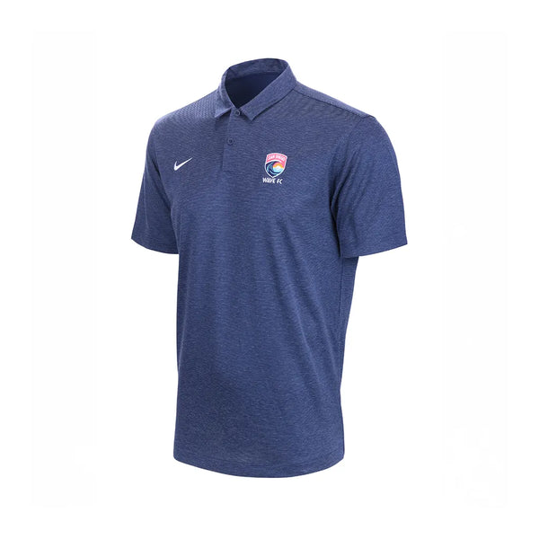 Men's Nike San Diego Wave FC Embroidered Crest Heather Polo