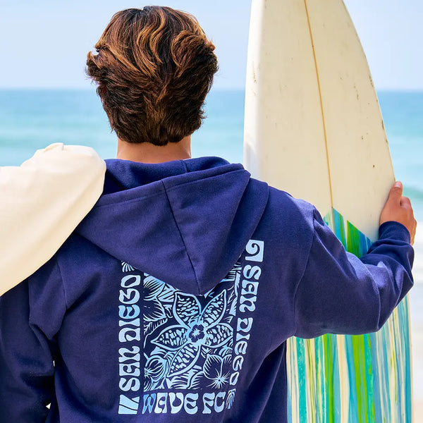 Unisex San Diego Wave FC Locals' Summer Zip Hoodie