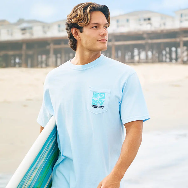 Unisex San Diego Wave FC Locals' Summer Short Sleeve Pocket Tee