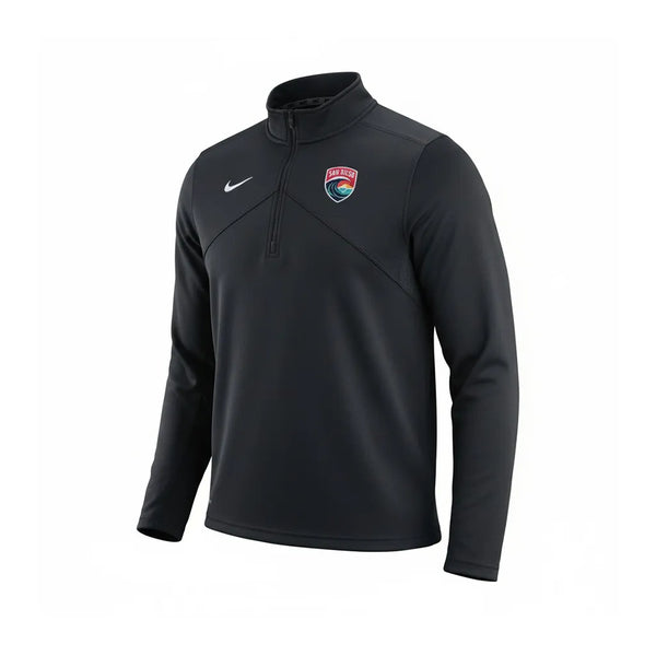 Men's Nike San Diego Wave FC Embroidered Crest 1/4 Zip Dri-Fit Training Top