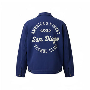Unisex San Diego Wave FC Retro Oversized Work Jacket