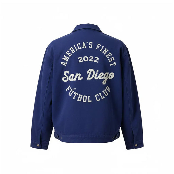 Unisex San Diego Wave FC Retro Oversized Work Jacket