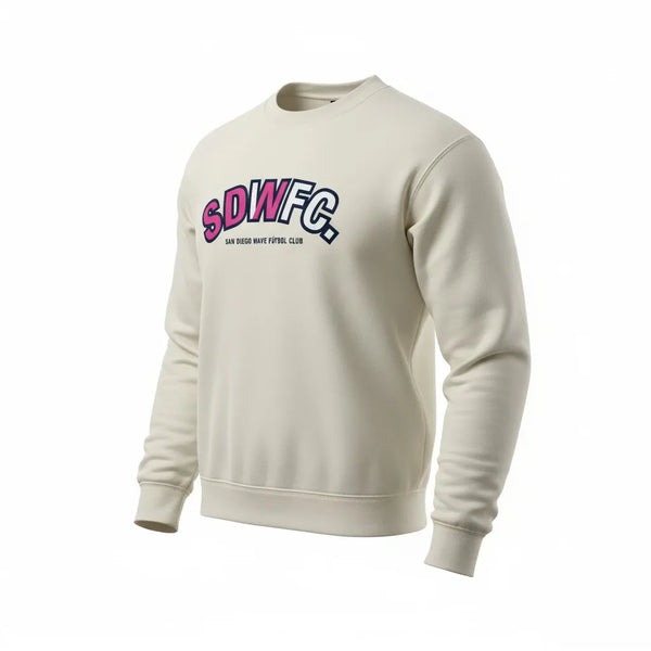 Unisex San Diego Wave FC x SDN Ecru Crew Neck
