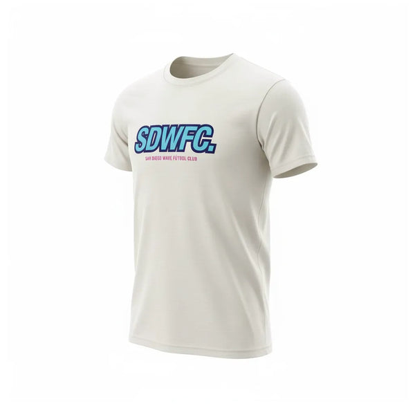 Unisex San Diego Wave FC x SDN Ecru Short Sleeve Tee