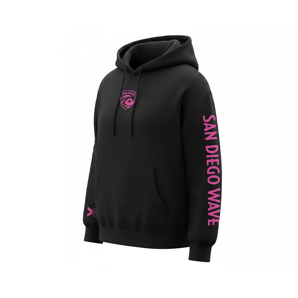 Unisex San Diego Wave FC x Togethxr Everyone Watches Women's Sports Black Hoodie