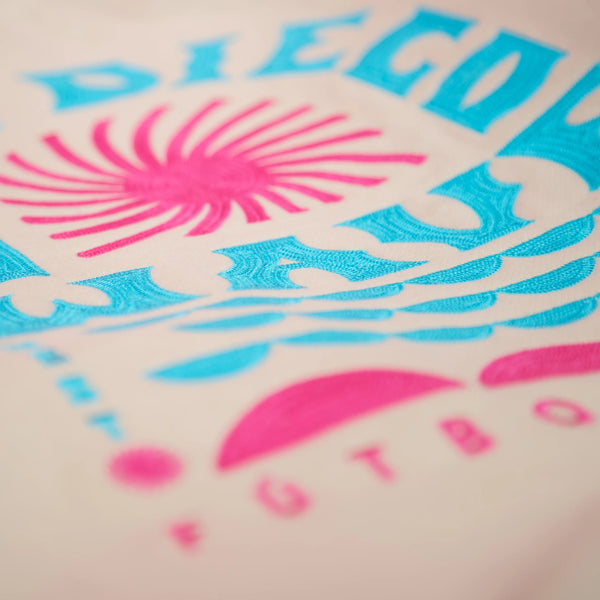 Unisex San Diego Wave FC West Coast Sunburst Relaxed Hoodie