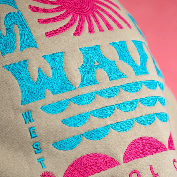 Unisex San Diego Wave FC West Coast Sunburst Relaxed Hoodie