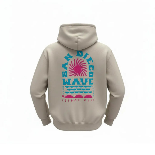 Unisex San Diego Wave FC West Coast Sunburst Relaxed Hoodie