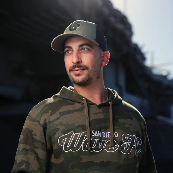 2026 Unisex San Diego Wave FC Military Appreciation Hoodie