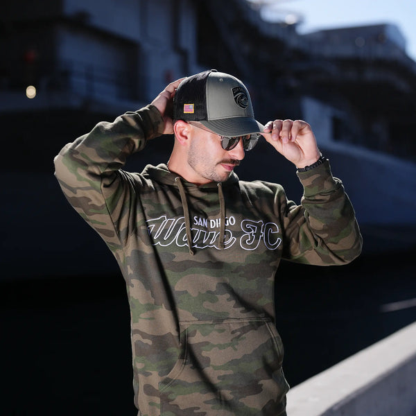 2026 Unisex San Diego Wave FC Military Appreciation Hoodie