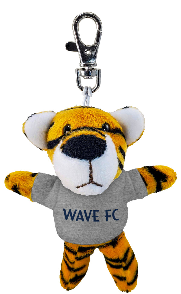 San Diego Wave FC Tiger Plush Keychain