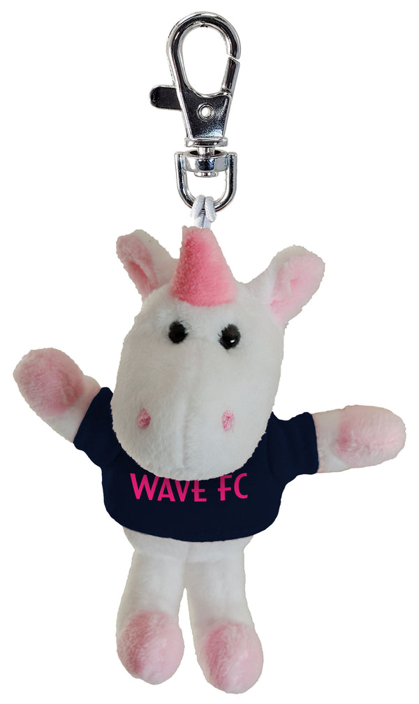 San Diego Wave FC Unicorn Plush Keychain
