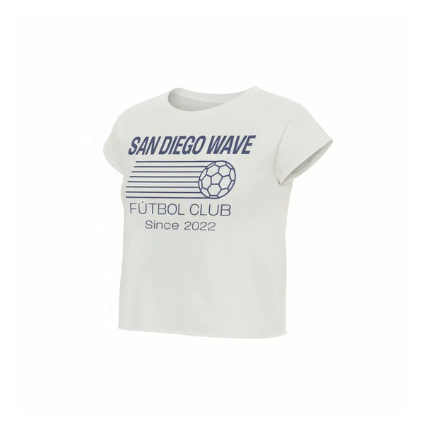 Women's San Diego Wave FC Nomah Alana Cropped Short Sleeve Tee