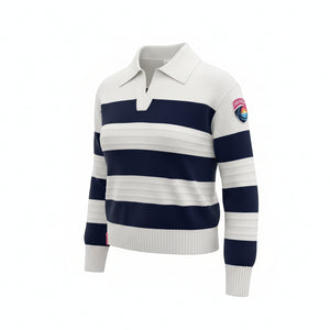 Women's San Diego Wave FC Sally Rugby Polo Sweater