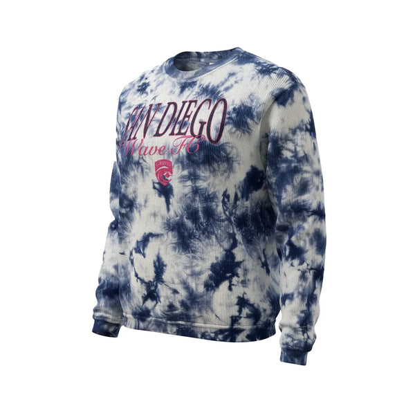 Women's San Diego Wave FC Script Corded Crew Neck