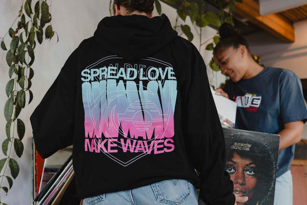 San Diego Wave FC Spread Love Make Waves 2024 Pride Hoodie