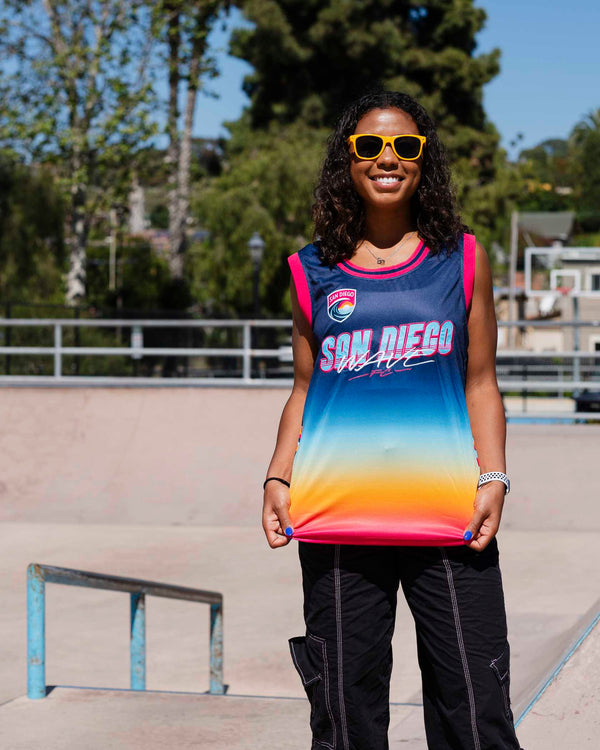 Unisex San Diego Wave FC Retro Sunset Lifestyle Tank Top