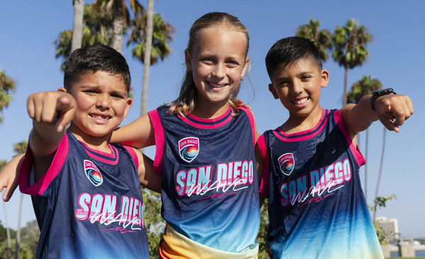 Youth San Diego Wave FC Retro Sunset Lifestyle Tank Top