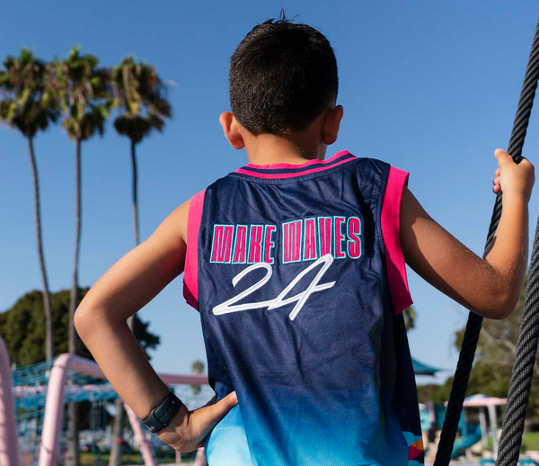 Youth San Diego Wave FC Retro Sunset Lifestyle Tank Top