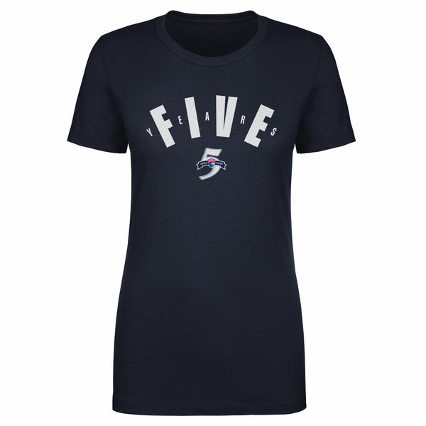 Women's San Diego Wave FC Five Year Anniversary Short Sleeve Tee
