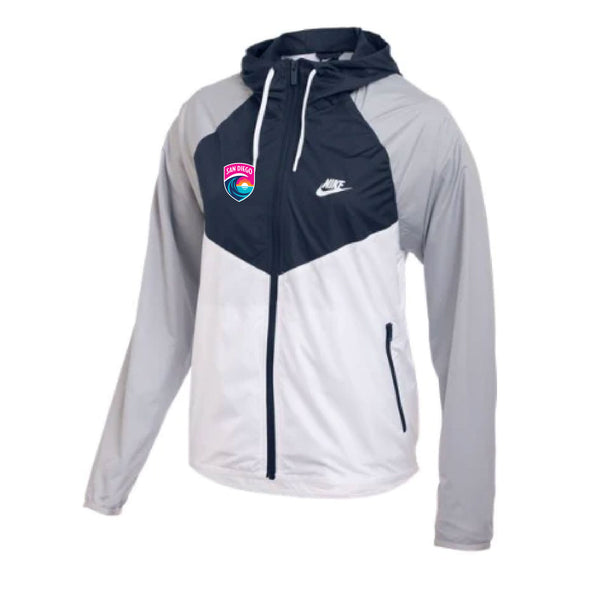 Women's Nike San Diego Wave FC Full Color Crest Wind Runner Jacket