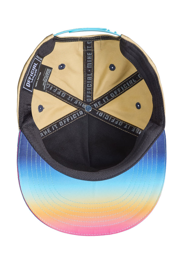 San Diego Wave FC Retro Sunset Unstructured Snapback Hat