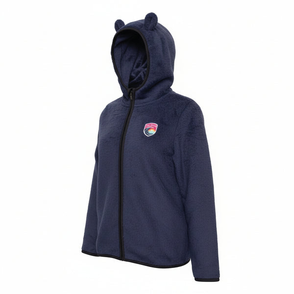 Youth San Diego Wave FC Woven Crest Teddy Hoodie