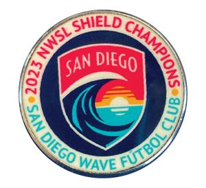 San Diego Wave FC Shield Champions Crest Pin